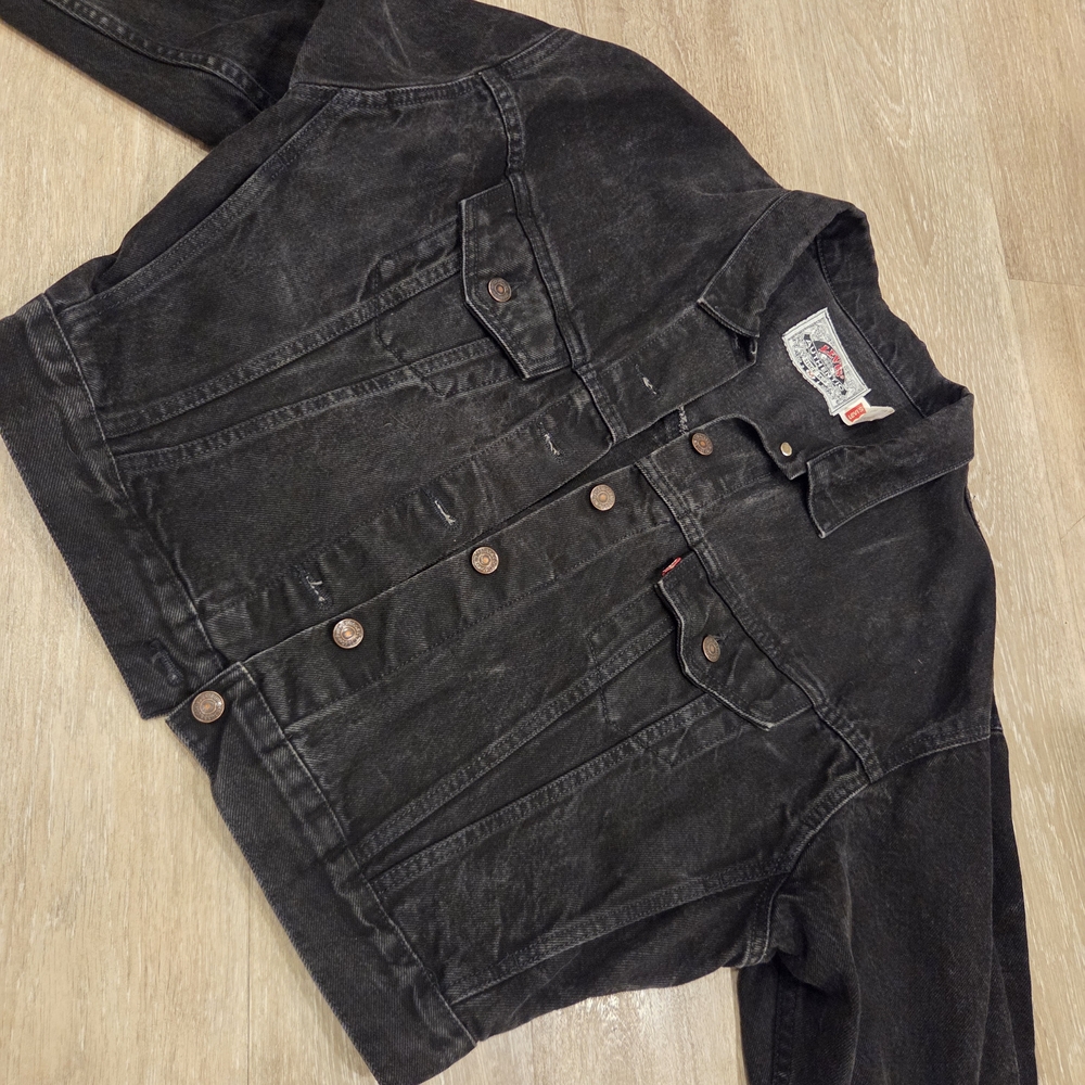 Vintage Levi's Black Denim Jacket
